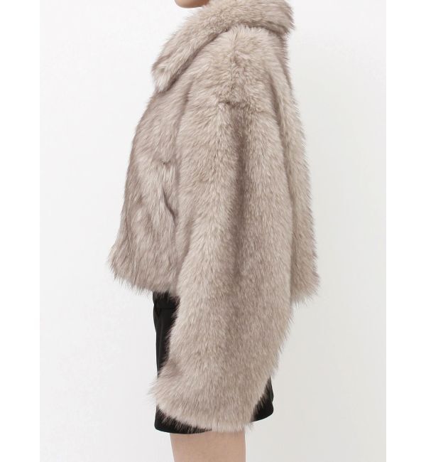 EVRIS「フェイクファーショートブルゾン」|ブルゾン・スタジャン|