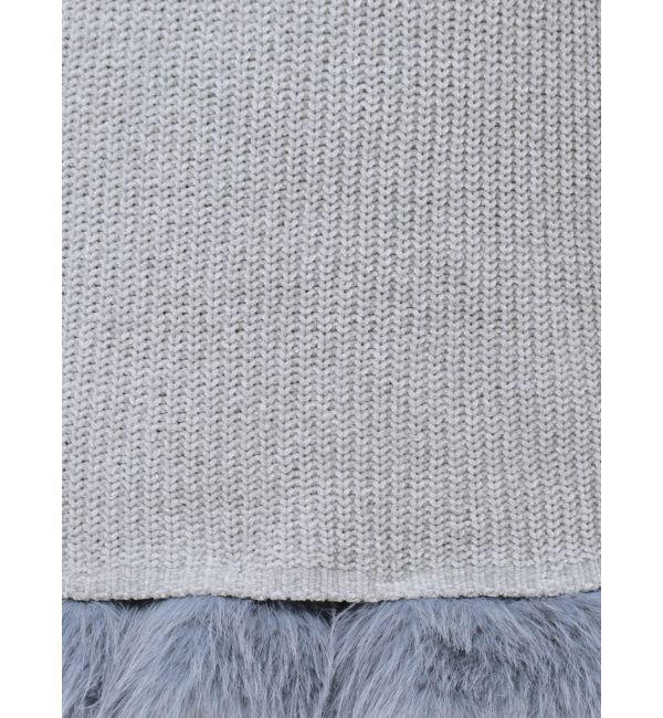 jouetie「ポイントファーモールニットワンピース」|ワンピース|