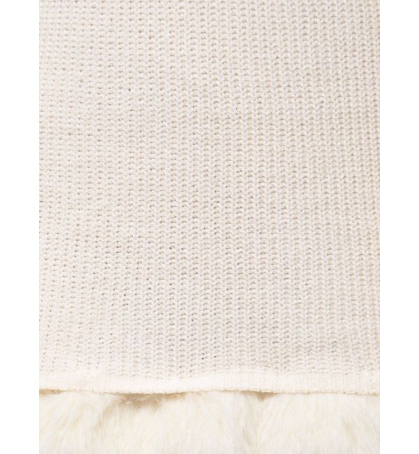 jouetie「ポイントファーモールニットワンピース」|ワンピース|