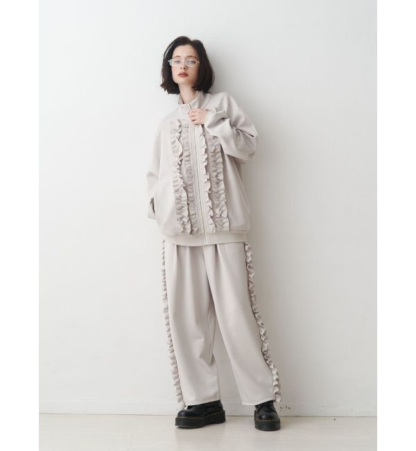 jouetie「バレルレッグフリルトラックパンツ」|その他|