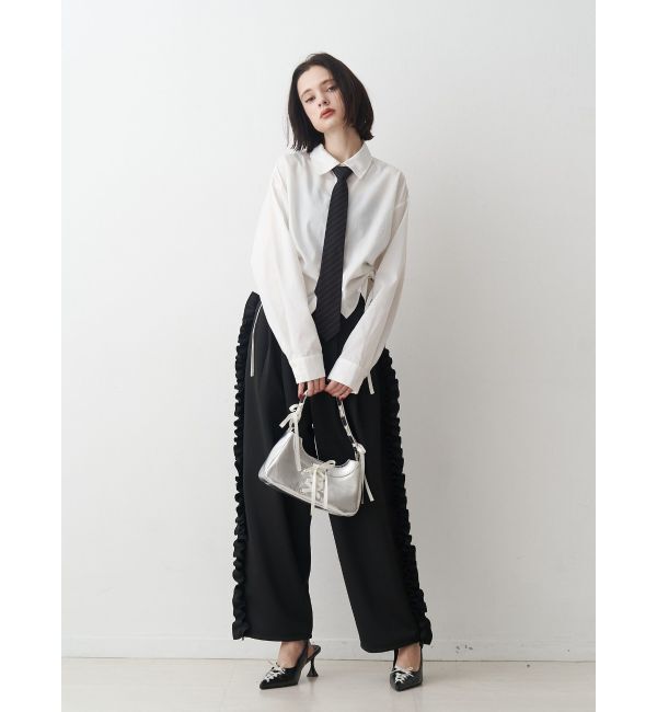 jouetie「バレルレッグフリルトラックパンツ」|その他|