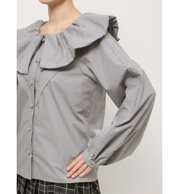 merry jenny「バルーンカラーブラウス」|シャツ・ブラウス|