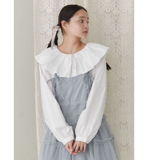 merry jenny「バルーンカラーブラウス」|シャツ・ブラウス|
