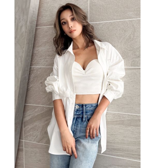 GYDA「GYDAプレート2wayシャツ」|シャツ・ブラウス|