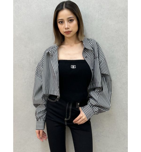 GYDA「GYDAプレート2wayシャツ」|シャツ・ブラウス|