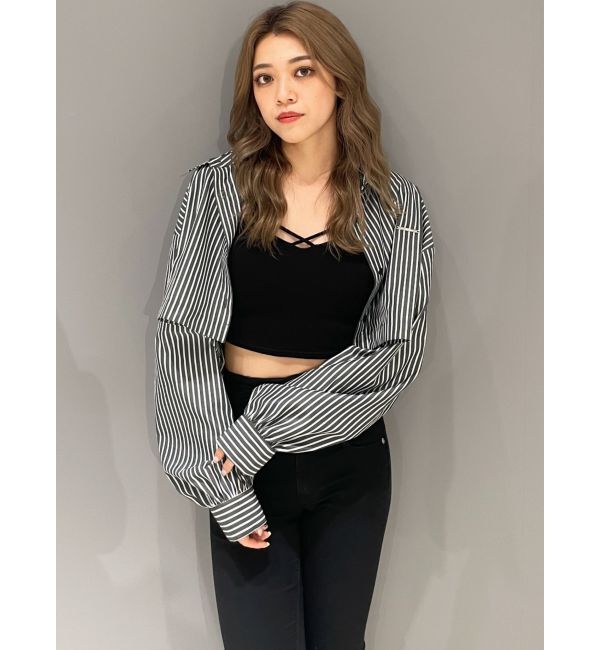 GYDA「GYDAプレート2wayシャツ」|シャツ・ブラウス|