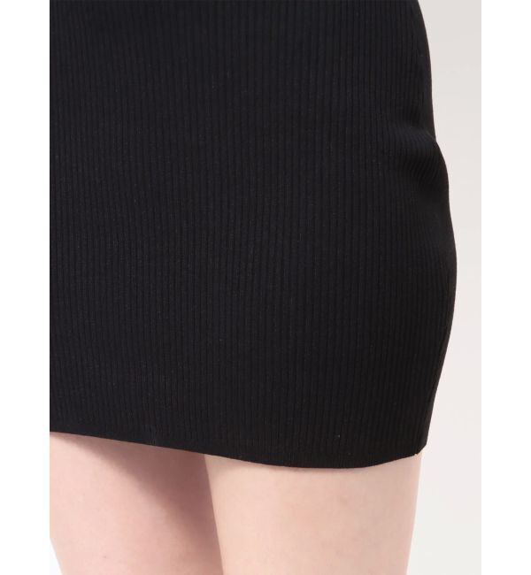 GYDA「GGプレートハーフスリーブニットワンピース」|ワンピース|