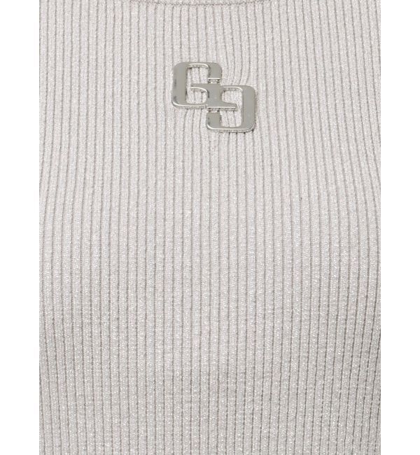 GYDA「GGプレートハーフスリーブニットワンピース」|ワンピース|