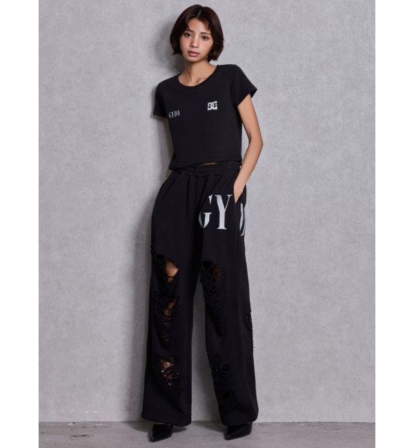 GYDA「GYDA&times;DC SPARKLE LOGOショートTシャツ」|Tシャツ・カットソー|