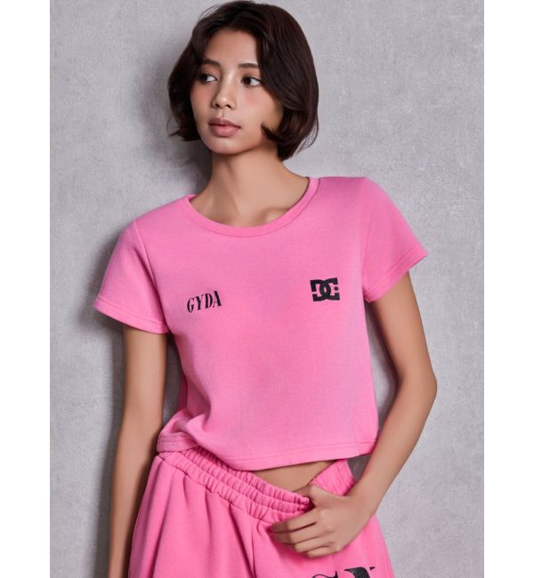 GYDA「GYDA&times;DC SPARKLE LOGOショートTシャツ」|Tシャツ・カットソー|