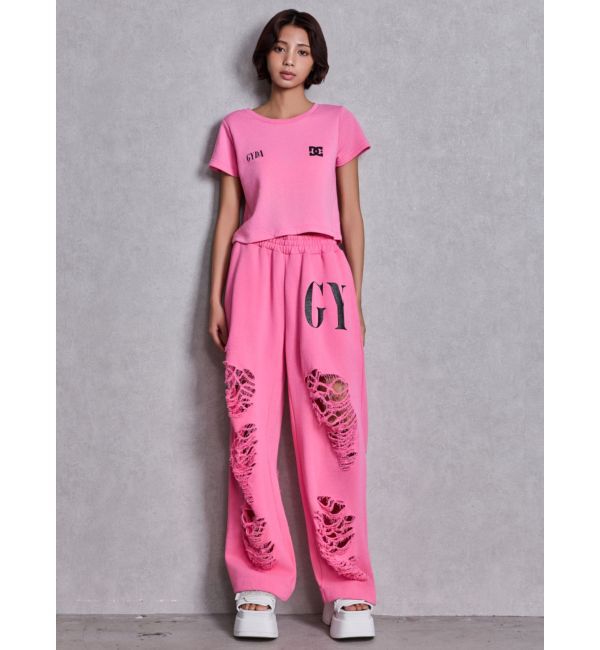 GYDA「GYDA&times;DC SPARKLE LOGOショートTシャツ」|Tシャツ・カットソー|