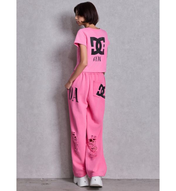 GYDA「GYDA&times;DC SPARKLE LOGOショートTシャツ」|Tシャツ・カットソー|