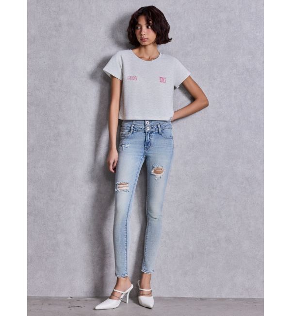 GYDA「GYDA&times;DC SPARKLE LOGOショートTシャツ」|Tシャツ・カットソー|