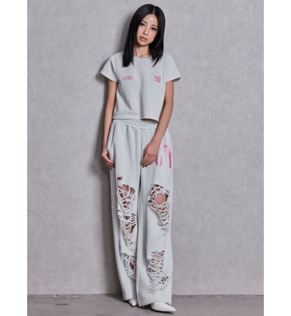 GYDA「GYDA&times;DC SPARKLE LOGOショートTシャツ」|Tシャツ・カットソー|