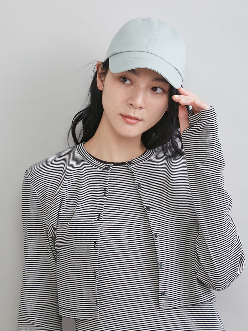 Mila Owen「ポイントロゴ刺繍キャップ」|キャップ・キャスケット|