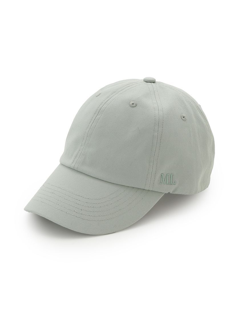 Mila Owen「ポイントロゴ刺繍キャップ」|キャップ・キャスケット|