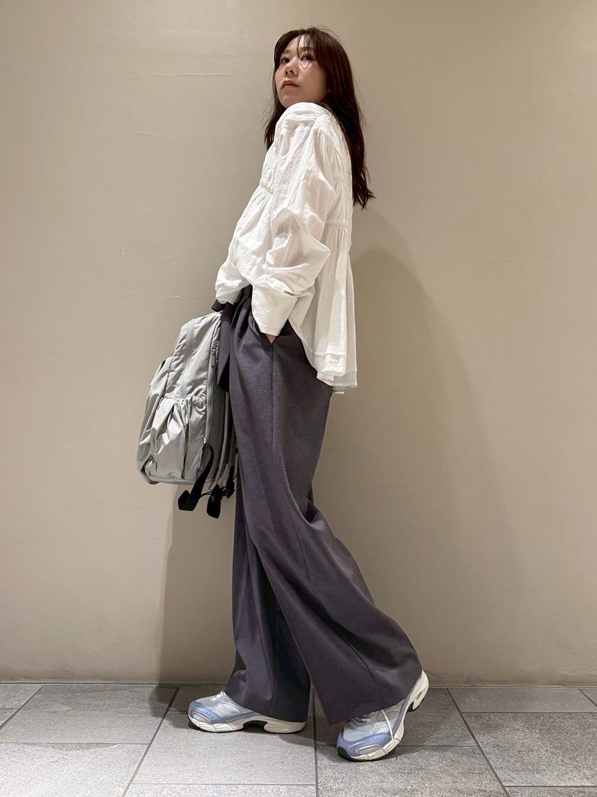 emmi atelier「2タックワイドパンツ【セットアップ対応】」|チノ|