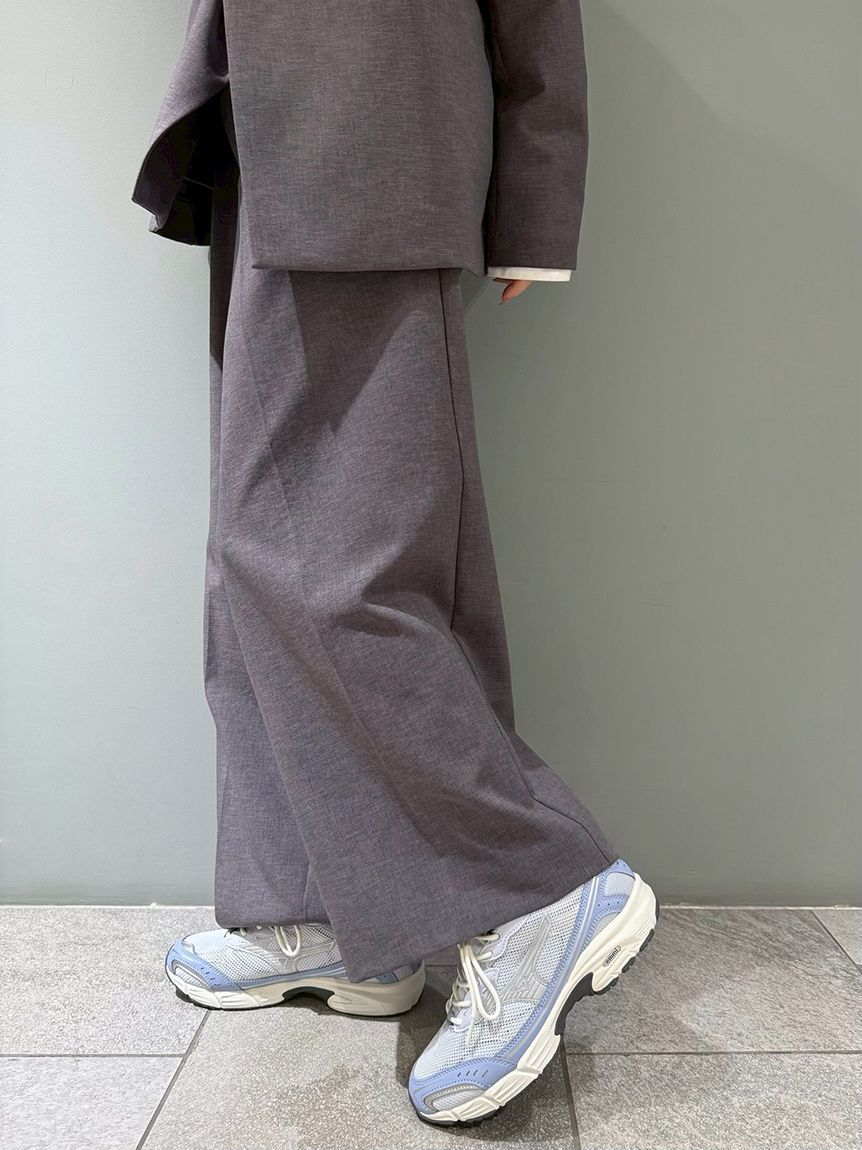 emmi atelier「2タックワイドパンツ【セットアップ対応】」|チノ|