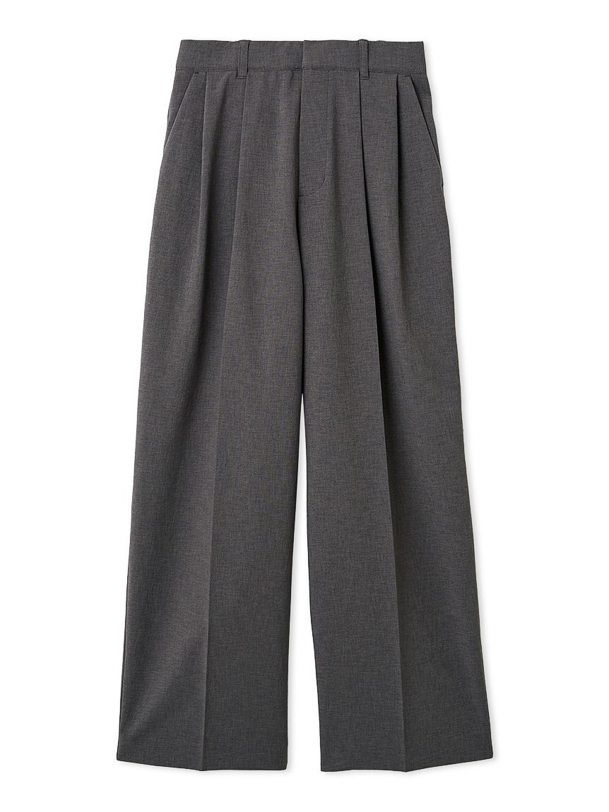 emmi atelier「2タックワイドパンツ【セットアップ対応】」|チノ|