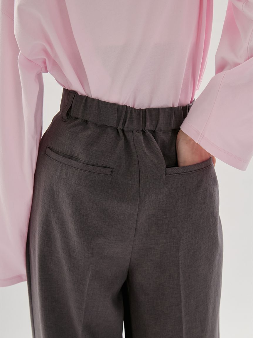 emmi atelier「2タックワイドパンツ【セットアップ対応】」|チノ|