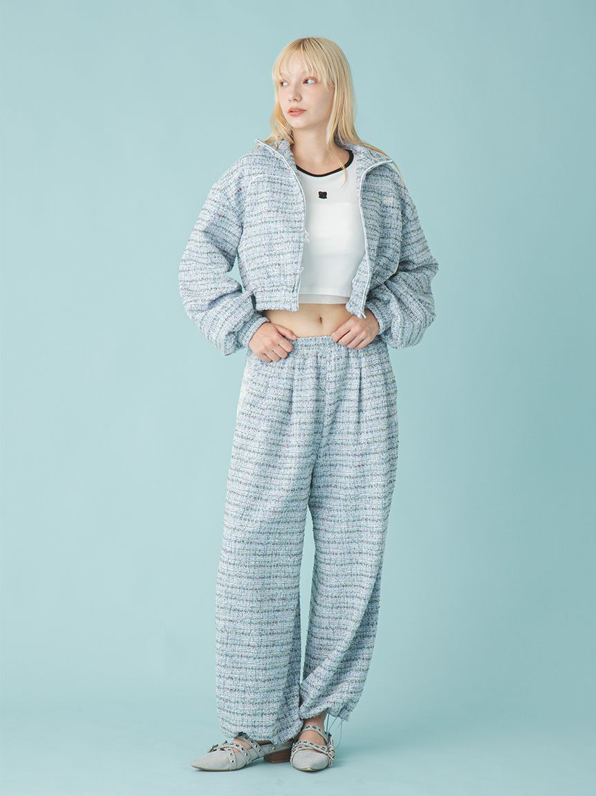 FURFUR「ツイーディトラックパンツ」|チノ|