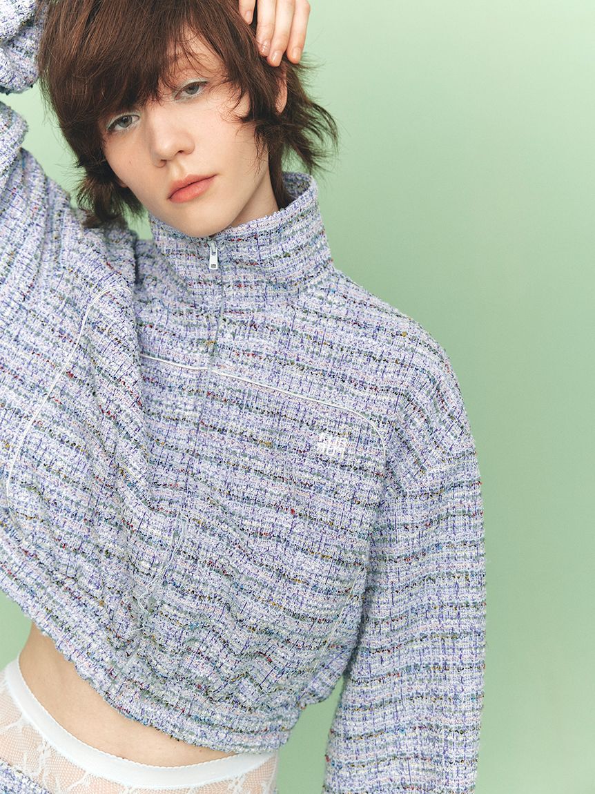 FURFUR「ツイーディトラックブルゾン」|ブルゾン・スタジャン|