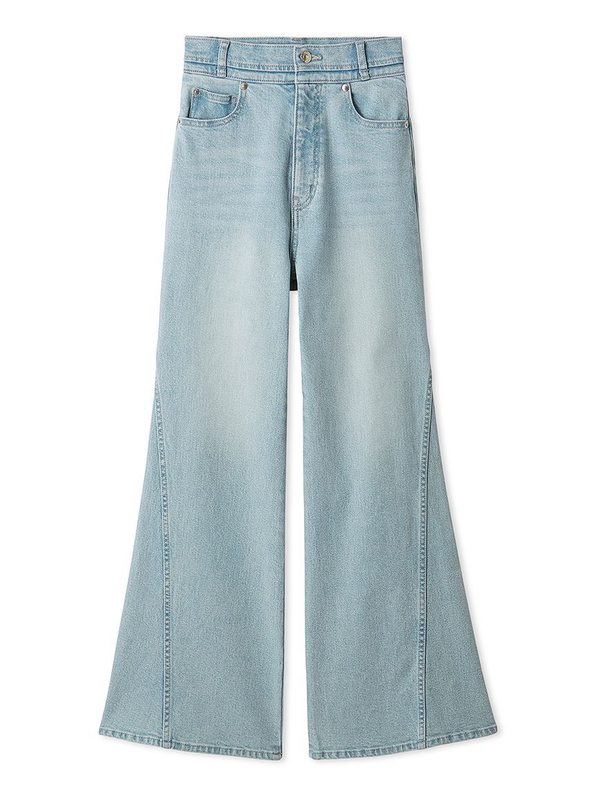 SNIDEL「【00サイズあり】Sustainableストレッチフレアデニムパンツ」|デニム|