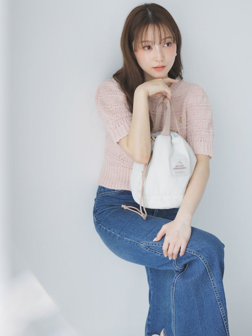 SNIDEL「【00サイズあり】Sustainableストレッチフレアデニムパンツ」|デニム|