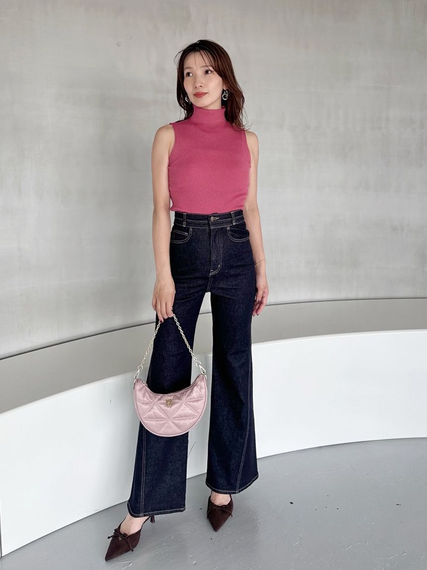 SNIDEL「【00サイズあり】Sustainableストレッチフレアデニムパンツ」|デニム|IND