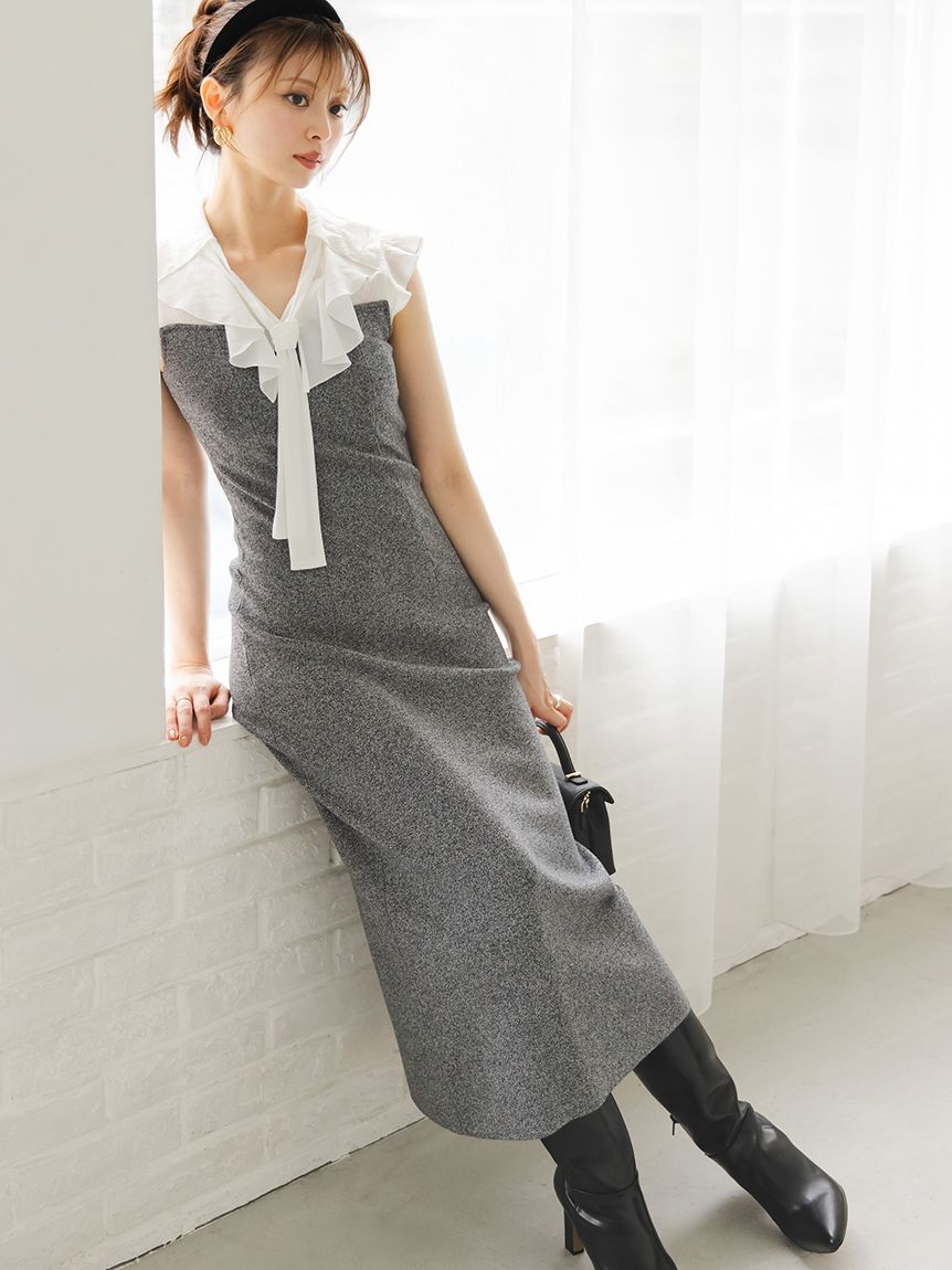 SNIDEL「フィットロングブーツ」|ロングブーツ|