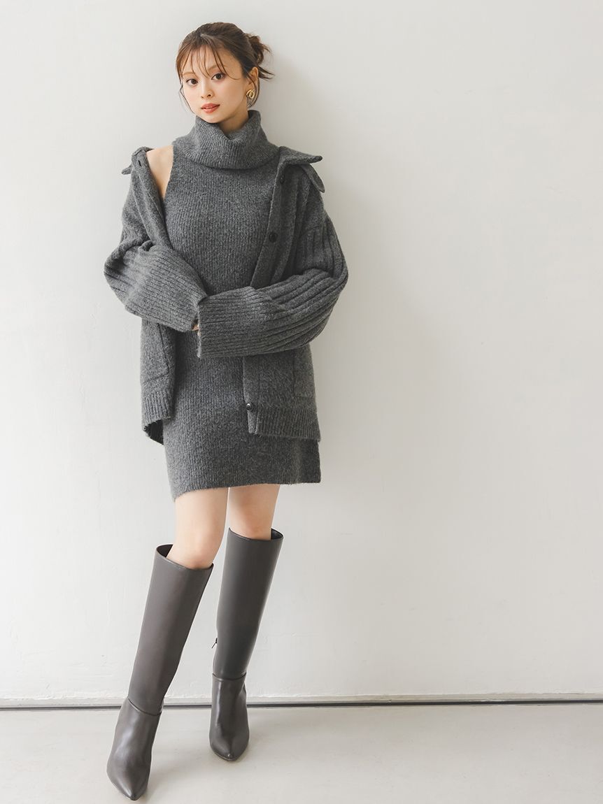 SNIDEL「フィットロングブーツ」|ロングブーツ|