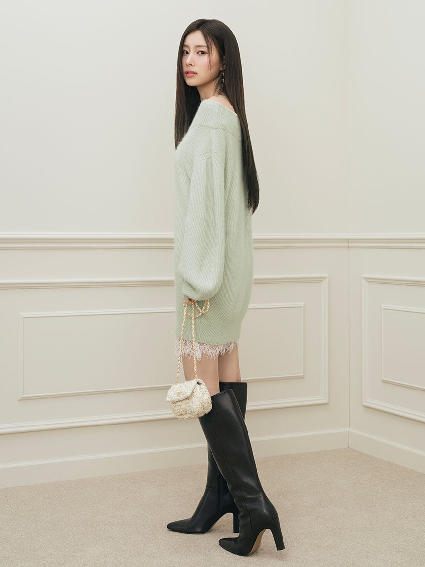 SNIDEL「フィットロングブーツ」|ロングブーツ|