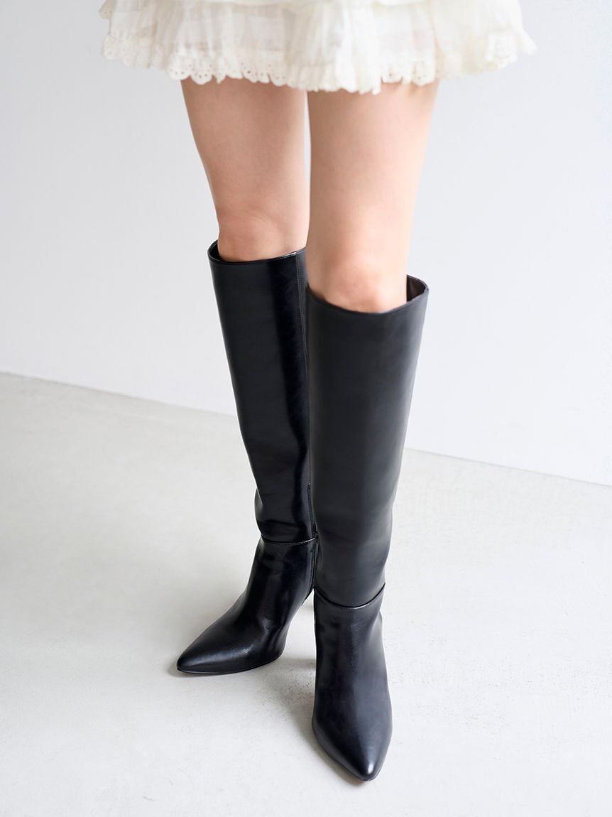 SNIDEL「フィットロングブーツ」|ロングブーツ|