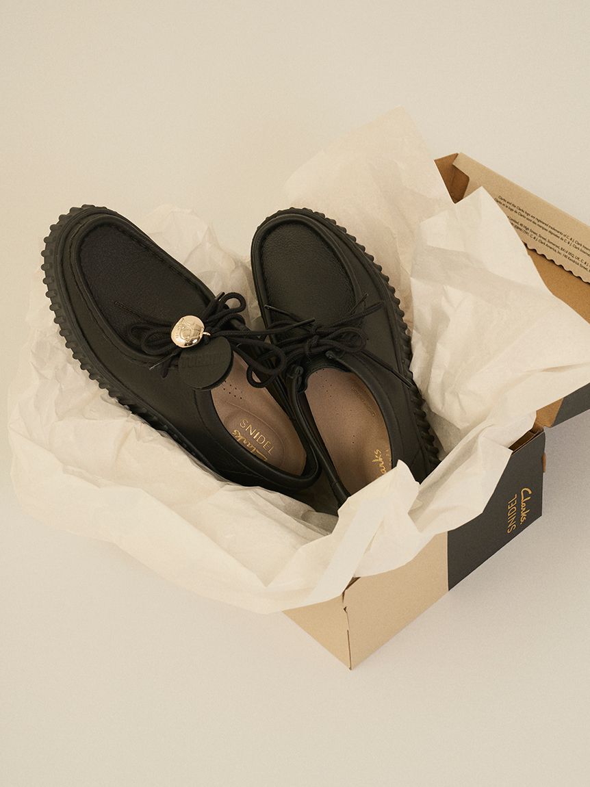 SNIDEL「【SNIDEL/Clarks】Torhill Bee/トーヒルビー」|パンプス|BLK