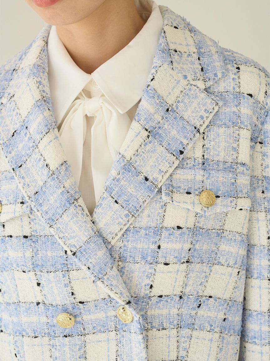 SNIDEL「バリエツイードジャケット」|テーラードジャケット|