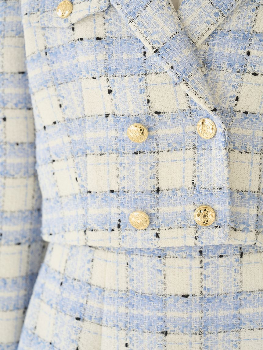 SNIDEL「バリエツイードジャケット」|テーラードジャケット|