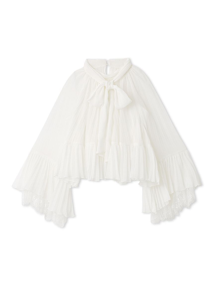 SNIDEL「レーストリムシフォンセットアップ」|ワンピース|