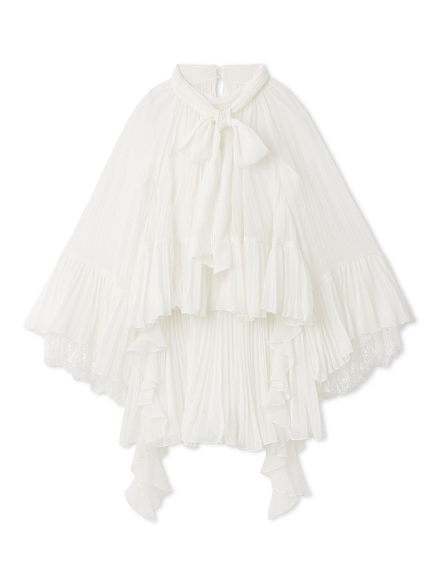 SNIDEL「レーストリムシフォンセットアップ」|ワンピース|