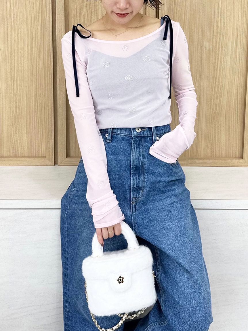 LILY BROWN「【限定カラー】【LILY BROWN&times;MARY QUANT】デイジーバニティバッグ」|ショルダー・メッセンジャー|