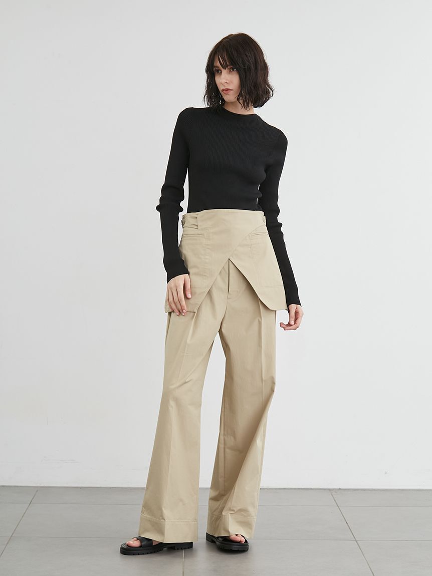 styling/「【セットアップ対応】サイドポケットカバーベルト」|ベルト|BEG