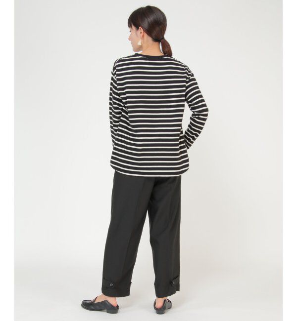 IKKA LOUNGE「裾タブ使いテーパードパンツ」|その他|