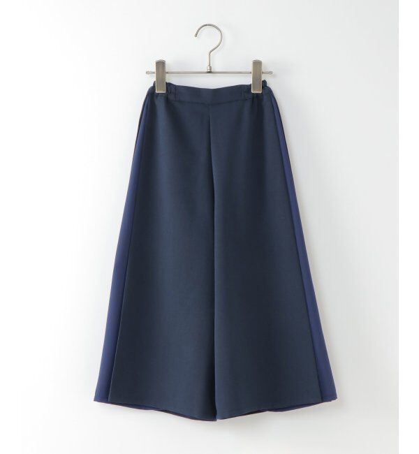 ikka kids「【キッズ】サイドシフォン切り替えワイドパンツ（120~160cm）」|その他|ネイビー