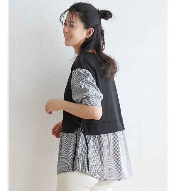 ikka「カットミラノベストレイヤードプルオーバー」|その他|ブラック