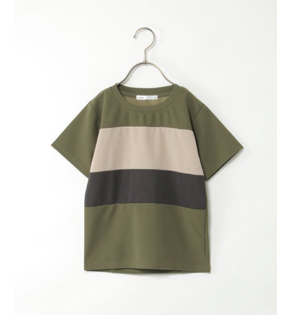 ikka kids「MK横切り替えTシャツ（120~160cm）」|Tシャツ・カットソー|