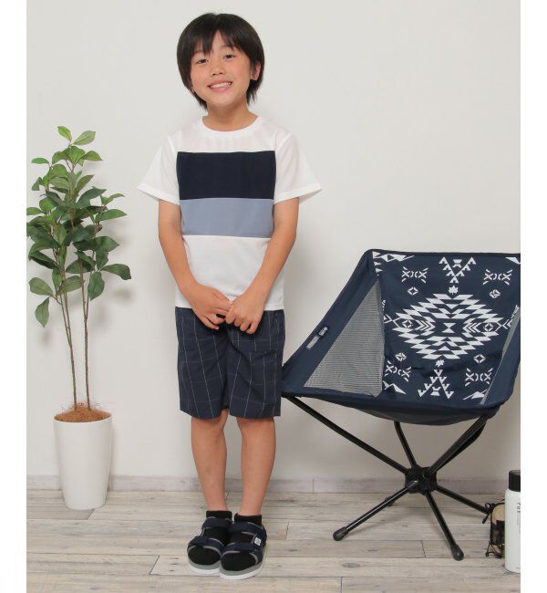 ikka kids「MK横切り替えTシャツ（120~160cm）」|Tシャツ・カットソー|