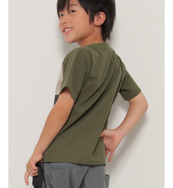 ikka kids「MK横切り替えTシャツ（120~160cm）」|Tシャツ・カットソー|