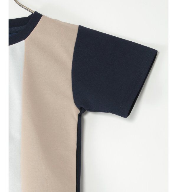 ikka kids「MK縦切り替えTシャツ（120~160cm）」|Tシャツ・カットソー|