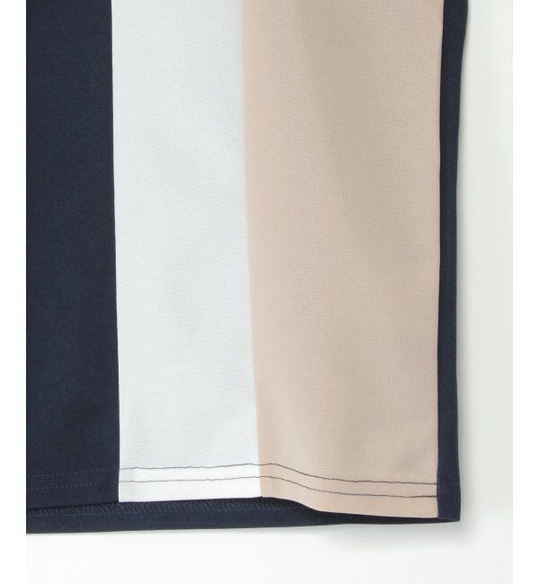 ikka kids「MK縦切り替えTシャツ（120~160cm）」|Tシャツ・カットソー|