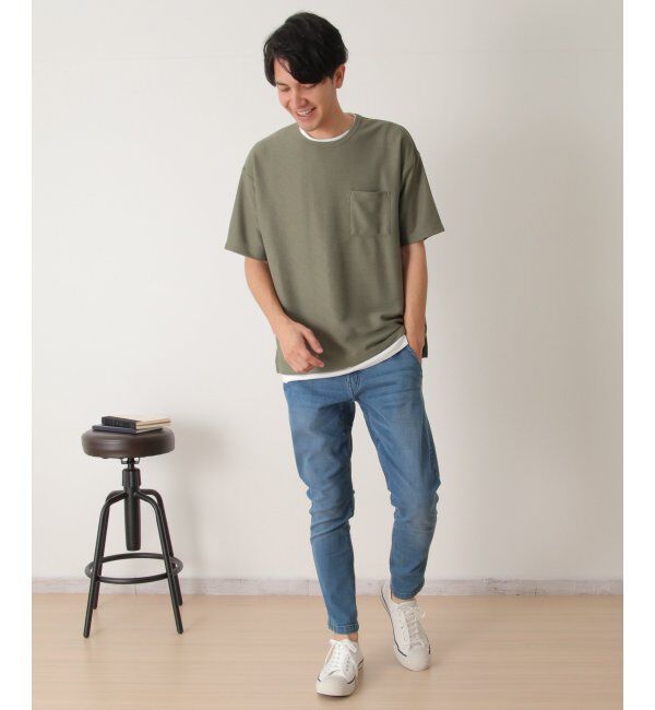 ikka「【2点セット】リップルTシャツインナーセット」|Tシャツ・カットソー|