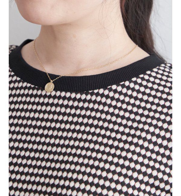 ikka「ハニカム柄ジャガードカットソー」|その他|